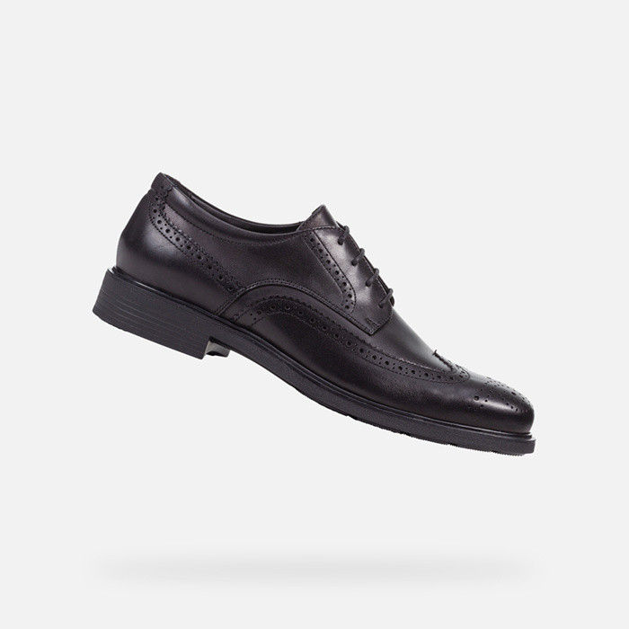 Leather shoes DUBLIN MAN Black | GEOX