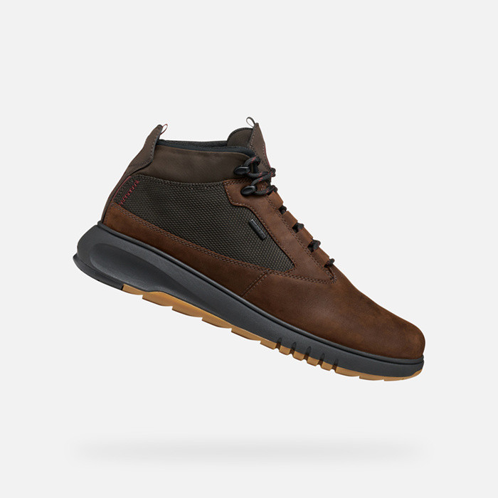 Waterproof boots AERANTIS 4X4 ABX MAN Dark Brown | GEOX