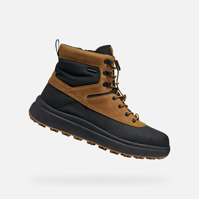 Waterproof boots GRANITO + GRIP ABX MAN Mustard/Black | GEOX