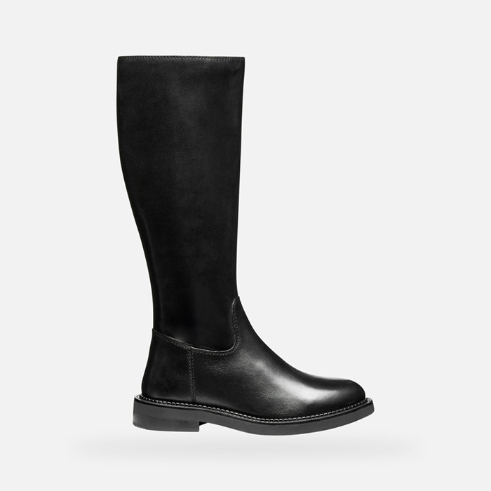 Leather boots SERILDA WOMAN Black | GEOX