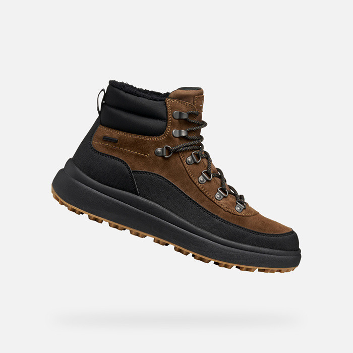 Waterproof boots GRANITO + GRIP ABX MAN Toffee/Black | GEOX
