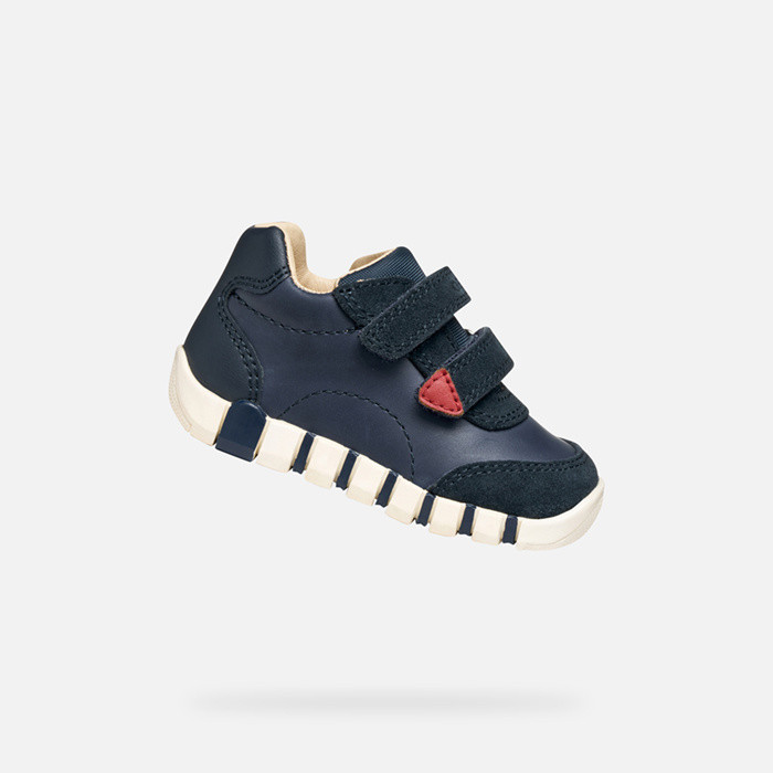 Velcro shoes IUPIDOO BABY Navy/Red | GEOX