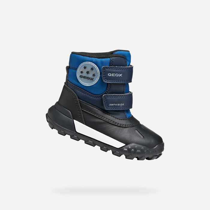 Winter boots TREKKYUP ABX BABY Navy/Jeans | GEOX