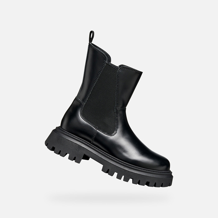 Biker ankle boots MAQUINNENS GIRL Black | GEOX