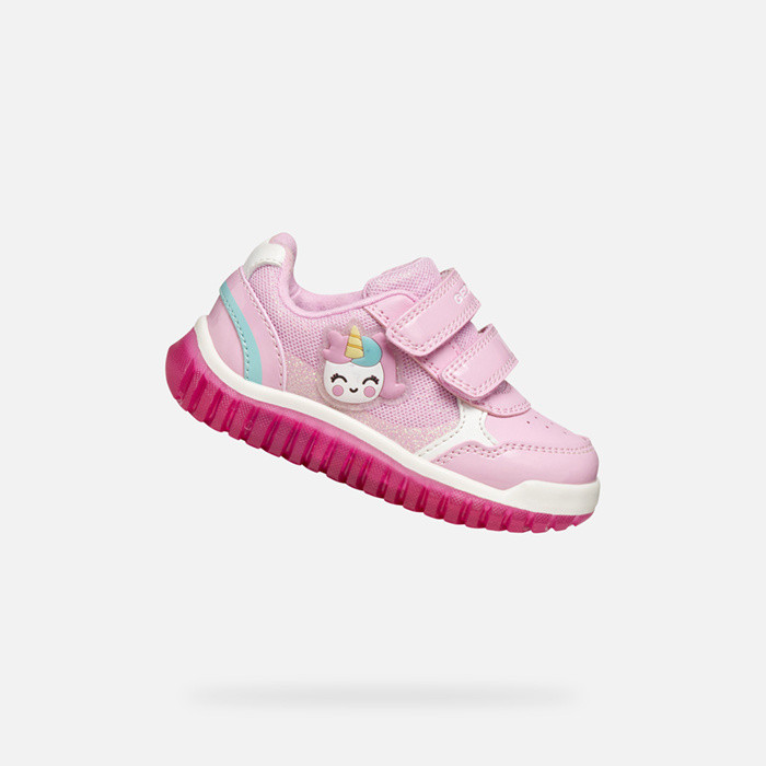 Shoes with lights LIGHTYLOO TODDLER GIRL Pink | GEOX
