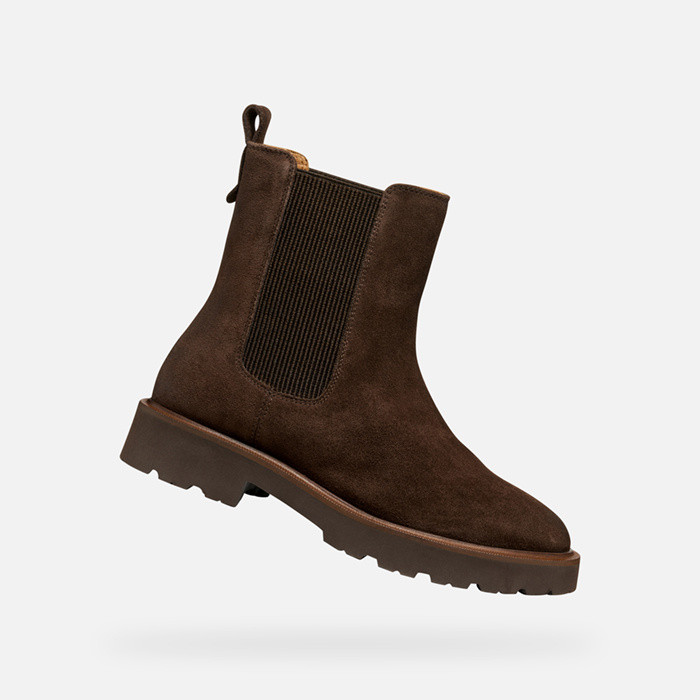 Chelsea boots NORIZE WOMAN Dark Brown | GEOX