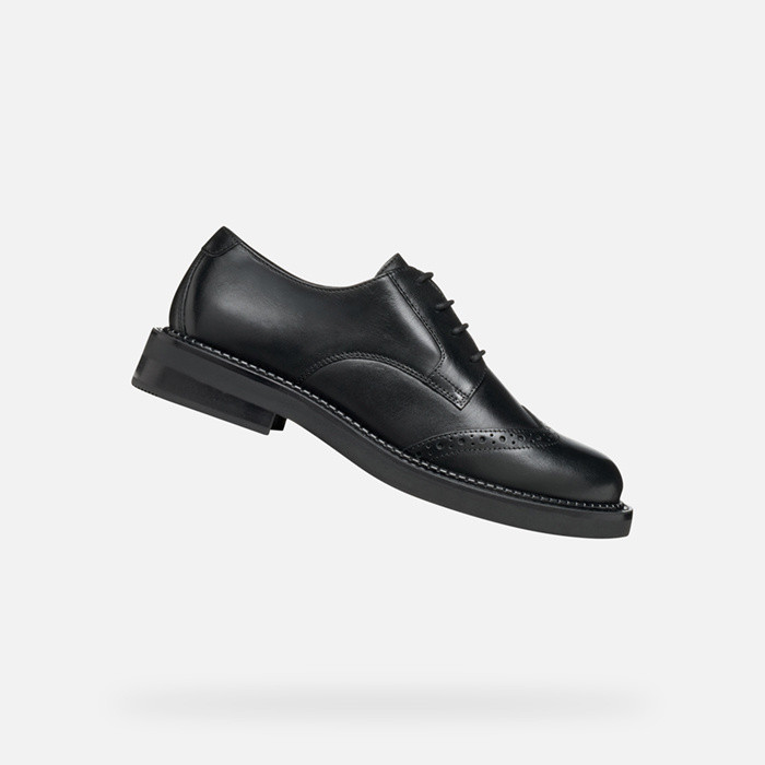 Lace-up shoes SERILDA WOMAN Black | GEOX