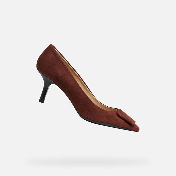 Medium heel pumps KLEOPY WOMAN Wine | GEOX