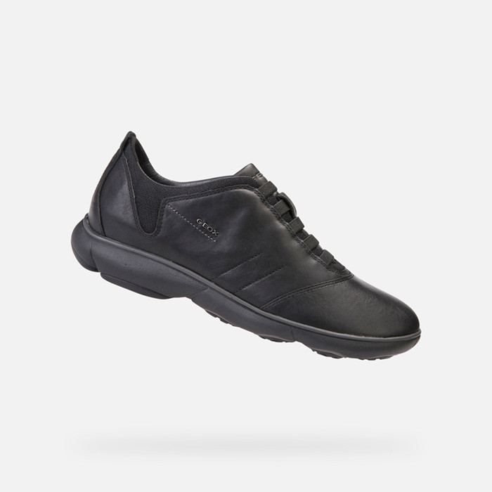Laceless sneakers NEBULA MAN Black | GEOX