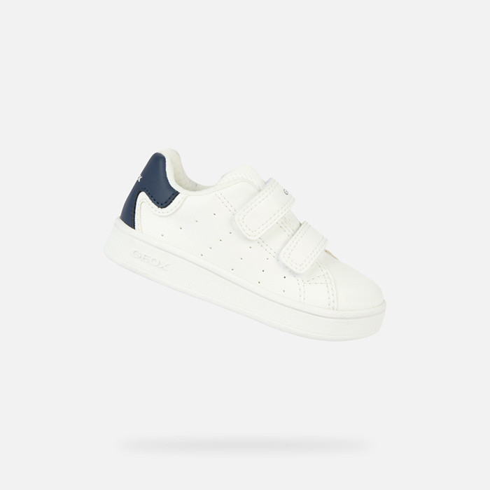 Sneakers with straps ECLYPER BABY White/Navy | GEOX