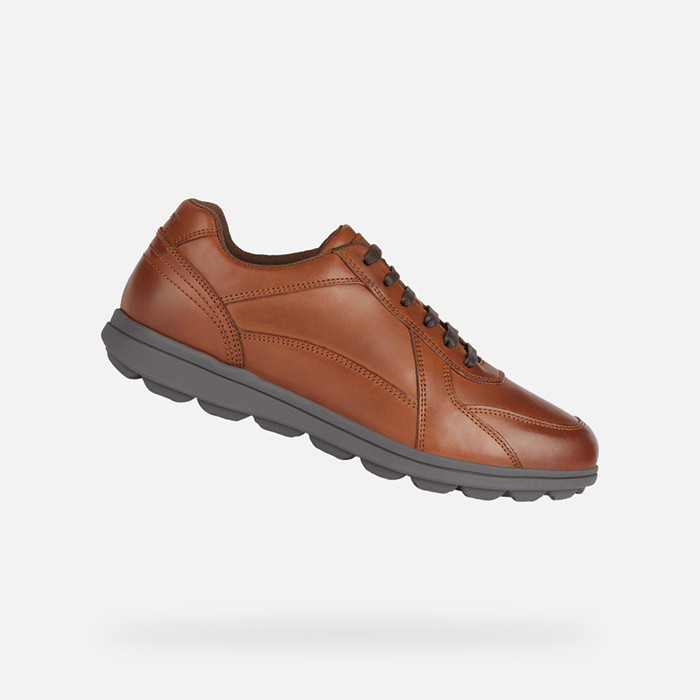 Leather shoes SPHERICA EC12 MAN Cognac | GEOX