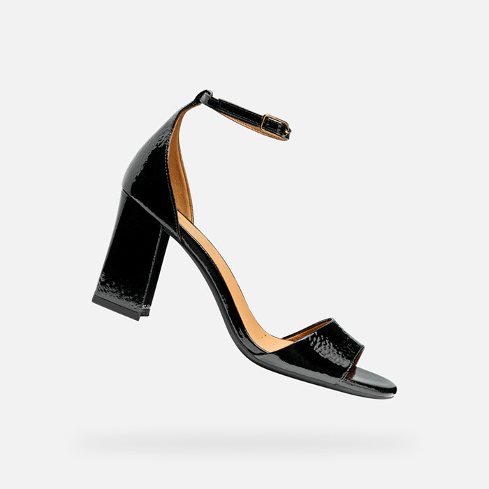 High-heeled sandals NEW ERAKLIA 80 WOMAN Black | GEOX