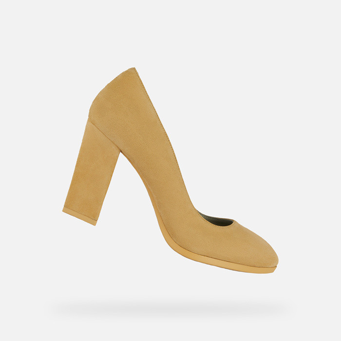 high-heel court shoes WALK PLEASURE 90.1 WOMAN Sand | GEOX