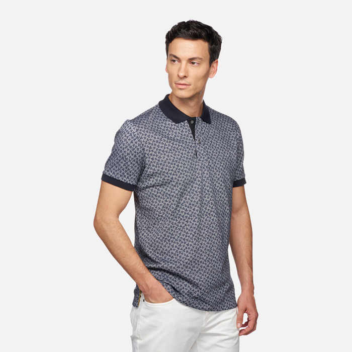 Polo shirt POLO MAN Sky/White | GEOX