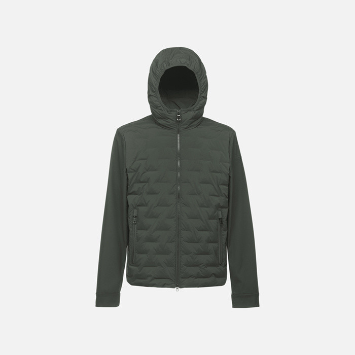 Short parka SAPIENZA MAN Light climbing ivy/Light climbing ivy | GEOX