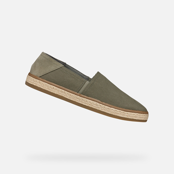 Espadrilles PANTELLERIA MAN Light Olive Green | GEOX