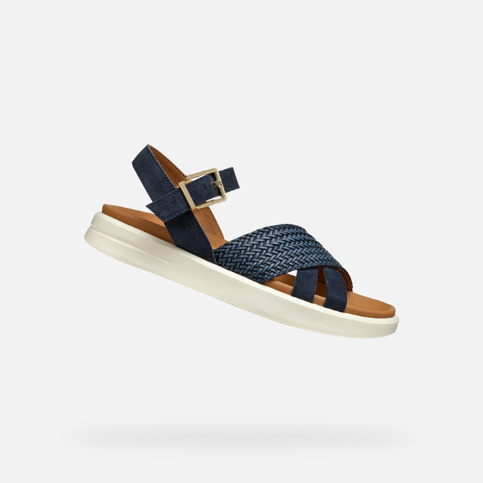 Flat sandals XAND 2S WOMAN Navy | GEOX