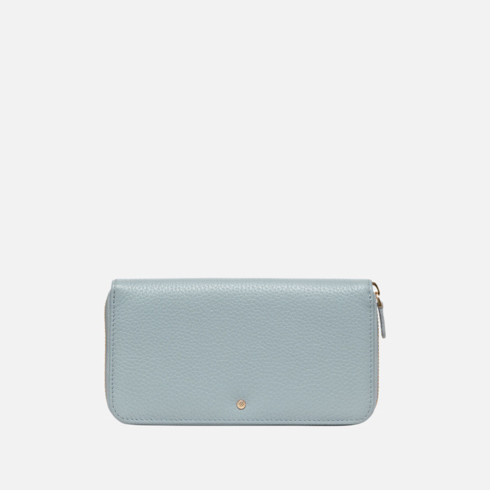Wallet with zip WALLET WOMAN Light Sky | GEOX